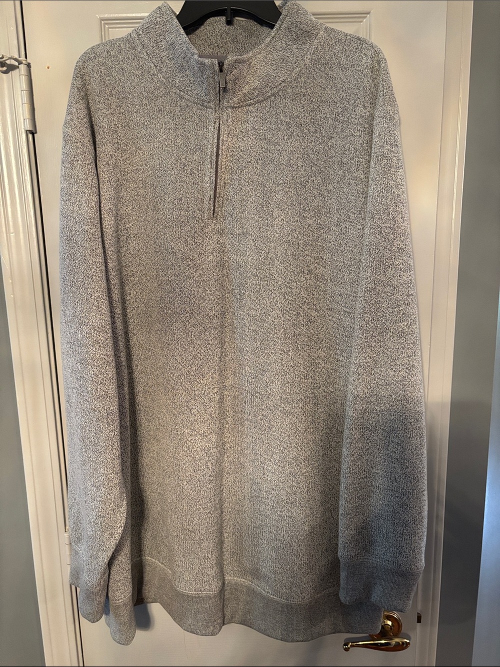 Sonoma Light Gray Quarter Zip Sweater Fleece NWT